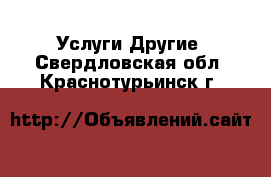 Услуги Другие. Свердловская обл.,Краснотурьинск г.